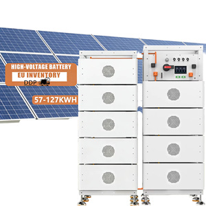 อินเวอร์เตอร์ Powergo 3 เฟส ระบบกักเก็บพลังงาน Bess 100kWh 200kWh แบตเตอรี่อุตสาหกรรมและพาณิชย์ ระบบกักเก็บพลังงาน 215KWH แบตเตอรี่ LiFePO4 - Product Image 1
