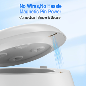 Nuovissimo Pulitore Dentale Domestico a Ultrasuoni 48kHz Impermeabile IPX7 con Quattro Lampade UV per la Pulizia Profonda di Dentiere, Apparecchi e Contenzioni - Product Image 3