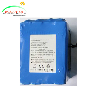 ชุดแบตเตอรี่ Li-Ion ICR18650-4S5P 10AH 14.8V สำหรับแสงเวทีภาพและเสียง - Product Image 1