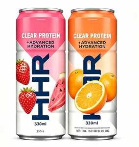 Bebidas de Agua con Proteínas, Energéticas, Saludables, en Lata, con Sabores de Jugo de Frutas, Halal, Personalizadas, OEM, Marca Privada - Product Image 2