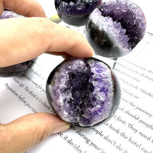 <span class=keywords><strong>Prix</strong></span> <span class=keywords><strong>de</strong></span> gros spirituel <span class=keywords><strong>roche</strong></span> naturelle améthyste géode sphère quartz méditation <span class=keywords><strong>cristal</strong></span> améthyste géode cadeau d'affaires - Product Image 4