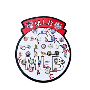 Insignia <span class=keywords><strong>de</strong></span> Béisbol <span class=keywords><strong>de</strong></span> <span class=keywords><strong>los</strong></span> <span class=keywords><strong>Yankees</strong></span> <span class=keywords><strong>de</strong></span> Nueva <span class=keywords><strong>York</strong></span> y Dodgers, Broche Redondo <span class=keywords><strong>de</strong></span> Hierro, Accesorio Decorativo para Bolsos y Gorras <span class=keywords><strong>de</strong></span> Béisbol - Product Image 1