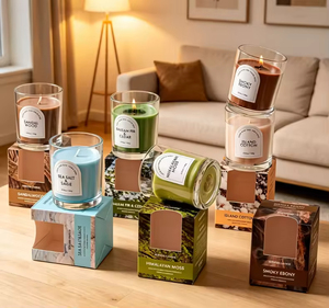 เทียนหอม6กลิ่นชุดเทียนไขถั่วเหลืองเทียนหอมระเหยสำหรับผ่อนคลายที่บ้าน - Product Image 2