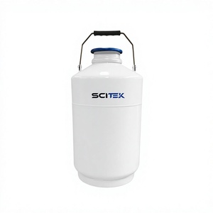 ถังเก็บไนโตรเจนเหลวแบบคงที่ SCITEK โครงสร้างอะลูมิเนียมแข็งแรง/น้ำหนักเบา/ขนาดเล็ก  ความสูญเสียการระเหยของไนโตรเจนต่ำมาก - Product Image 1