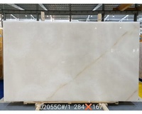 Natur durchscheinende Platte Weiß Onyx Marmor Weiß Hintergrund beleuchtete Onyx-Platte für Innen küche Wasserfall Fliesen Wand dekoration