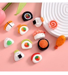 Breloques <span class=keywords><strong>en</strong></span> <span class=keywords><strong>résine</strong></span> <span class=keywords><strong>en</strong></span> forme <span class=keywords><strong>de</strong></span> mini-boulettes <span class=keywords><strong>de</strong></span> riz pour sushi, accessoires <span class=keywords><strong>de</strong></span> maison <span class=keywords><strong>de</strong></span> poupée pour loisirs créatifs DIY, vente <span class=keywords><strong>en</strong></span> gros - Product Image 5