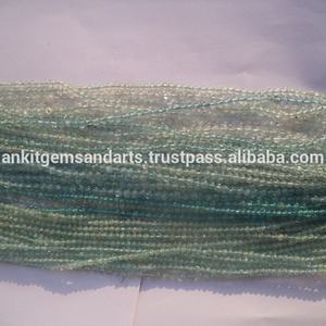 Cuentas lisas redondas de Aguamarina Natural - Product Image 4