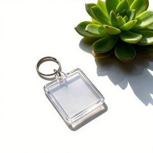 Cartoon Acrylic <b>Picture</b> <b>Frame</b> Keychain <b>Plastic</b> DIY Advertising Cheap Keychain for Digital Photos - Product Image 2