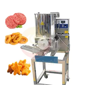 Pequena máquina de carne de patty formando máquina samosa patti para venda