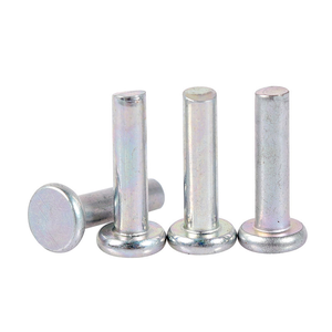 Rivet métallique solide à tête plate en acier de qualité supérieure - Product Image 1