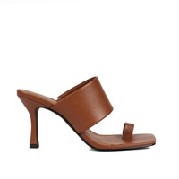 Sandales à talons hauts sexy pour femmes, design personnalisé, chaussures string à bout carré et bout ouvert, robe d'été augmentant la taille à l'extérieur