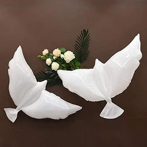 Oiseau blanc mémorial feuille d'hélium ballon mariage amour ballon pour les décorations de fête de la Saint-Valentin ballon pigeon - Product Image 5