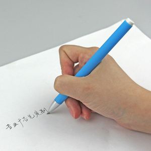 Customized Logo Touch Multi Color Soft Rubber Finished Plastic Click Gel Ink <b>Pen</b> With Fine Point - Product Image 5