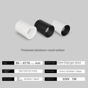 Nouveauté projecteur COB passerelle intérieure chambre restaurant hote magasin point culminant luminaire led plafond vers le bas lumière - Product Image 6