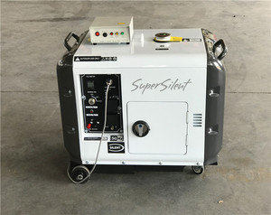 เครื่องกำเนิดไฟฟ้าดีเซล FSH รุ่นใหม่ ซูเปอร์ไซเลนซ์ 6kva พร้อมระบบ ATS, เครื่องยนต์ดีเซล 4 จังหวะ ระบายความร้อนด้วยอากาศ เครื่องกำเนิดไฟฟ้าแบบเงียบ - Product Image 3
