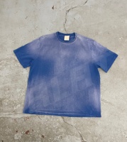 Vente en gros T-shirts unisexes personnalisés 100% coton Col ras du cou avec épaules tombantes Pierre délavée à l'acide T-shirts pour hommes