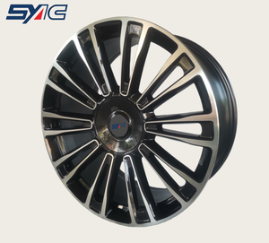 Jantes en alliage pour voiture de tourisme SYAC Factory Manufacturing, noires, usinées, 18/20 pouces, 5x100 5x112 5x114.3 5x120, pour <span class=keywords><strong>AITO</strong></span> M9 - Product Image 1