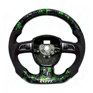 Volant en fibre de carbone Rppf en promotion pour <span class=keywords><strong>Audi</strong></span> A3 (8P) Sportback, A4 (B8) Avant, A5 (8T), <span class=keywords><strong>Audi</strong></span> A6 C6 (C6), A8 (D3), Q5 (8R) - Product Image 1