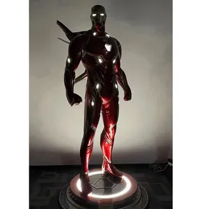 大型Mk50铁人翅膀雕像漫威电影人物超级英雄铁人户外装饰雕塑
