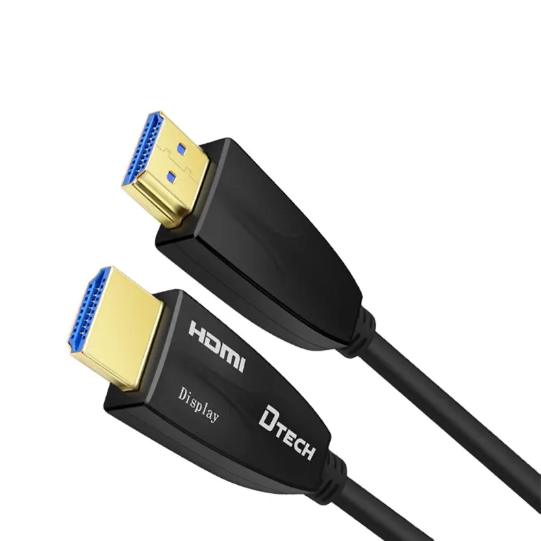 DTECH Best selling 10m 15m 20m 25m 30m 40m high speed yuv 444 50ft fiber hdmi 2.0 active optic cable