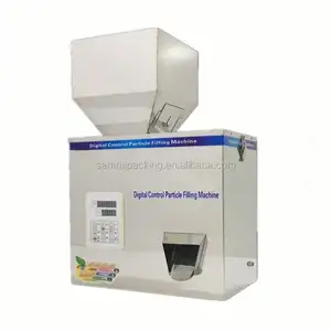 Máquina de llenado de polvo de peso neto semiautomática automática profesional para bolsas de aceite de azúcar de sal nueva condición embalaje de bebidas