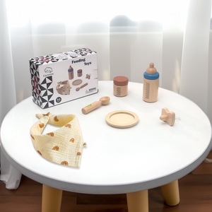 Trẻ em Hải sản nồi và chảo kết hợp mô phỏng đáy phẳng chảo rán bếp nấu ăn bằng gỗ chơi đồ chơi nhà - Product Image 6