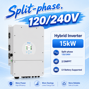 อินเวอร์เตอร์ไฮบริดแบบแยกเฟส Deye SUN-15K-SG02LP2-US-AM2 15kw 120/240v แรงดันต่ำ พร้อมแบตเตอรี่ 48v/51.2v - Product Image 1