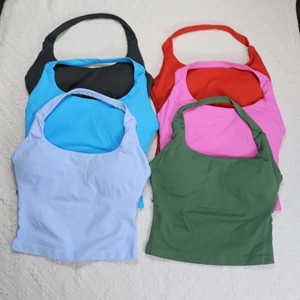 Débardeur de sport respirant à dos nu pour femme, sans coutures, idéal pour la course et le fitness - Product Image 2