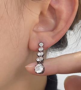 Joyería Fina Personalizada, Aretes Sólidos de Oro Real de 9k, 10k, 14k y 18k, Oro Rosa, Amarillo y Blanco, Diamantes/Gemas de Laboratorio, Fabricación en Fábrica - Product Image 3