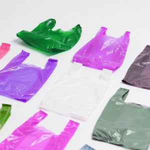 Miễn phí sản xuất mẫu nhỏ vừa mua sắm lớn túi nhựa in ấn mỗi kích thước colourful T-Shirt Túi - Product Image 6