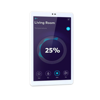 Interrupteur intelligent électrique Sunworld personnalisable, écran tactile IPS 8 pouces 800x1280, Android 14, pour l'automatisation de la maison et des hôtels