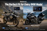 Écran CarPlay sans fil compatible avec la moto Aoocci BM7 Wonder Wheel, Android Auto, 7 pouces, IP67, navigation GPS pour BMW Motorrad