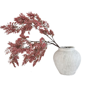 Bouquet de fleurs artificielles Yasunobu 112 cm, arrangement de fleurs séchées en soie pour la décoration de la maison et des mariages - Product Image 5