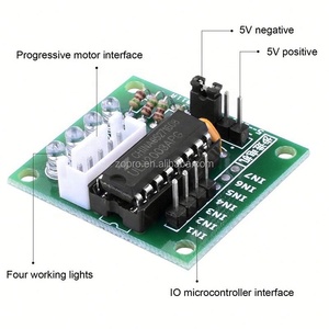 มอเตอร์สเต็ปเปอร์แบบมีเกียร์ 28BYJ-48 5V มอเตอร์สเต็ปเปอร์ บอร์ดไดรเวอร์ ULN2003 - Product Image 5