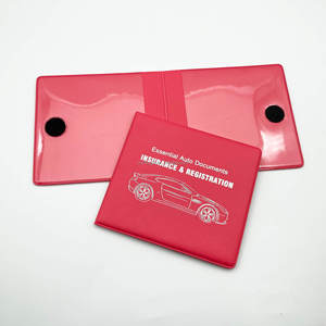 Cadeau de promotion de compagnie d'assurance auto personnalisée Documents automobiles essentiels Organisateur d'<span class=keywords><strong>immatriculation</strong></span> et d'assurance de <span class=keywords><strong>voiture</strong></span> en PVC et de porte-carte - Product Image 5