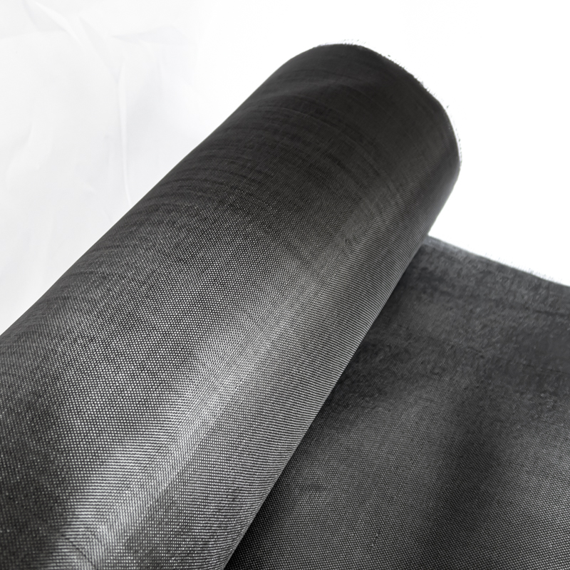 Tissu noir de fibre de verre