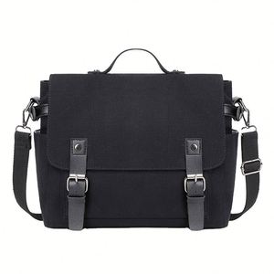 Bolso Bandolera de Lona de Alta Densidad Estilo Vintage, Retro, Casual, con Cierre de Cremallera, de Alta Calidad, para Deportes y Actividades al Aire Libre - Product Image 3