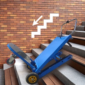 <strong>hand</strong> <strong>truck</strong> cart carts <strong>folding</strong> electric stair climber wagon climbing trolley <strong>dolly</strong> transport <strong>dollies</strong> foldable heavy duty - Product Image 1