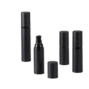 Thiết kế mới <span class=keywords><strong>15ml</strong></span> <span class=keywords><strong>20ml</strong></span> 30ml 50ml Matte Đen PP nhựa Lotion không có không khí bơm chai vít thiết kế không có không khí tốt Mist Spray Chai - Product Image 2