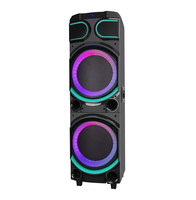 Caja de sonido dual privada de 8 pulgadas, altavoz Bluetooth portátil, función TWS, discoteca, cine en casa, teléfono móvil, reproductor de Karaoke LED