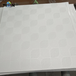 60x60 Bảng điều chỉnh de techo de PVC treo trần Màu Gạch Placas một de yeso laminado - Product Image 2