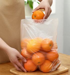 Bolsa de embalaje HC Bolsa de compras de plástico transparente plana para supermercado Bolsa de productos en rollo - Product Image 5