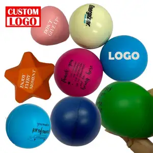 Cheap Pu Espuma Antistress Forma Do Coração De Borracha Colorido Mini Bouncy Ball Pu Espuma Apaziguador