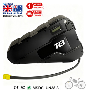 Pacco Batteria al Litio a Triangolo 36/48/52/72V 30Ah all'Ingrosso per Borsa da Mountain Bike Sospesa Batteria con Cella 21700 Impermeabile con Caricabatterie - Product Image 1