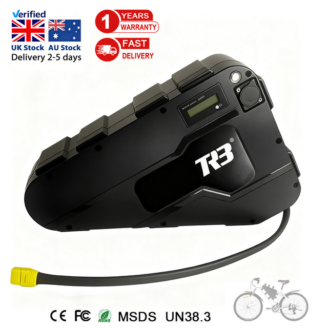 36/48/52/72V 30Ah Triangle Lithium Battery Pack Wholesale Mountain Bike Hanging Bag Battery 21700 Cell Waterproof With Charger