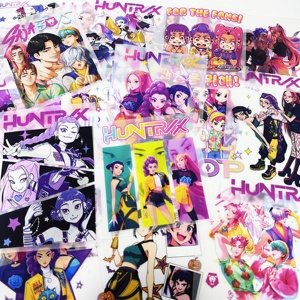 Transferencias de Impresión por Transferencia Térmica DTF de KPop, Diseños de Transferencia Térmica, Pegatinas Termoadhesivas de Demon Hunter para Camisetas, Sudaderas y Ropa - Product Image 4
