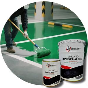 Marble Effect Self-Leveling Epoxy Floor Coating Interior <b>Paint</b> for Colorful Sand Liquid Concrete Floors Spray Application - Product Image 6