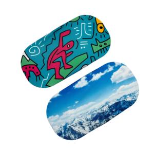 Étuis à lunettes <span class=keywords><strong>en</strong></span> microfibre de luxe au design personnalisé pour la protection des sports de neige - Product Image 4