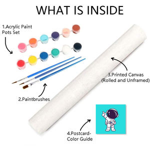 Toile peinte à la main personnalisée <span class=keywords><strong>Panda</strong></span> en bois de pin <span class=keywords><strong>Peinture</strong></span> <span class=keywords><strong>par</strong></span> numéros - Product Image 6