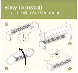 Tùy Chỉnh Mây Tường Kệ 3 Gói, <span class=keywords><strong>16</strong></span> Inch Gỗ Nursery Kệ, Mây Trang Trí Nội Thất Boho Kệ Sách Nổi Kệ Sách - Product Image 5